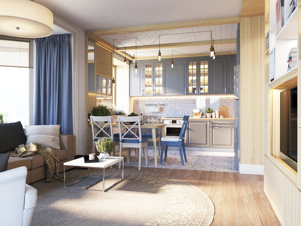 Фото из портфолио Бюджетный прованс – фотографии дизайна интерьеров на INMYROOM