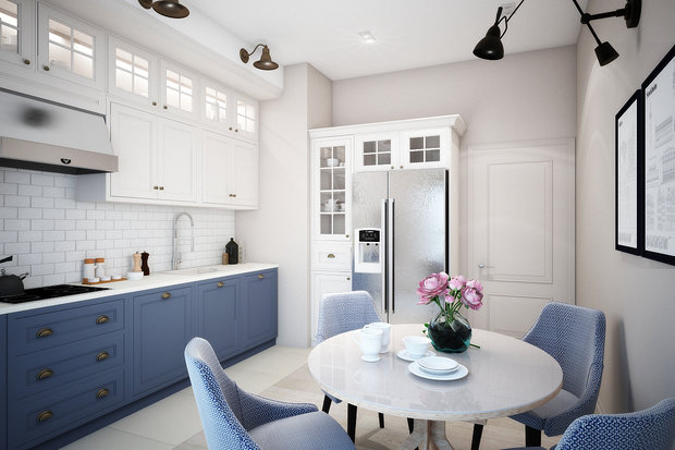 Фото из портфолио Американская классика – фотографии дизайна интерьеров на INMYROOM