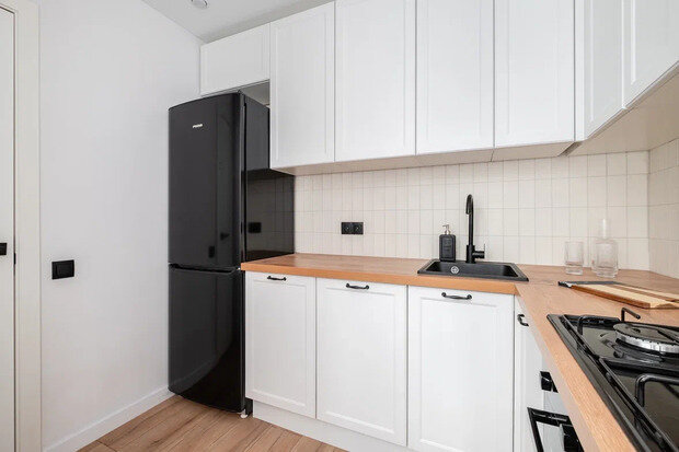 Фотография: Кухня и столовая в стиле Современный, Минимализм, Проект дня, Блочный дом, 3 комнаты, 40-60 метров, Москав, II 29-3 – фото на INMYROOM