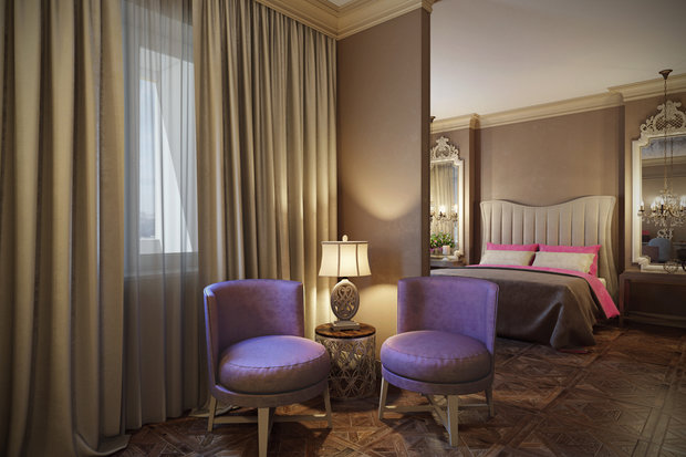 Фотография: Спальня в стиле Классический, Квартира, Интерьер комнат, Декор, Проект дня, Неоклассика – фото на INMYROOM