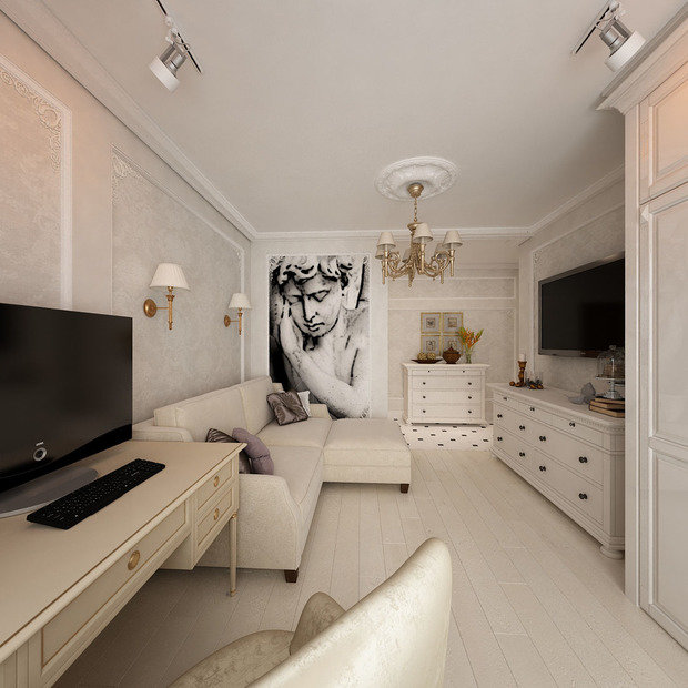 Фото из портфолио Потрясающая квартира – фотографии дизайна интерьеров на INMYROOM