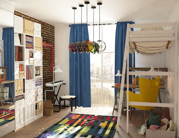 Фотография: Детская в стиле Лофт – фото на INMYROOM