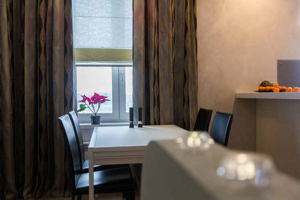 Фото из портфолио С акцентом красного – фотографии дизайна интерьеров на INMYROOM