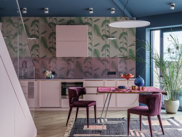 Фотография: Кухня и столовая в стиле Эклектика, Квартира, Проект недели, Краснодар, 3 комнаты, Более 90 метров, Aldo&Aldo, Ярослав Алдошин, Елена Алдошина – фото на INMYROOM