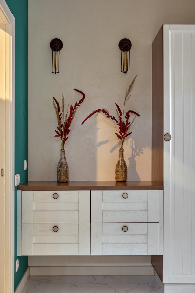 Фотография: Прихожая в стиле Современный, Прованс и Кантри, Квартира, Проект недели, Московская область, 3 комнаты, Более 90 метров, Ольга Долидзе – фото на INMYROOM
