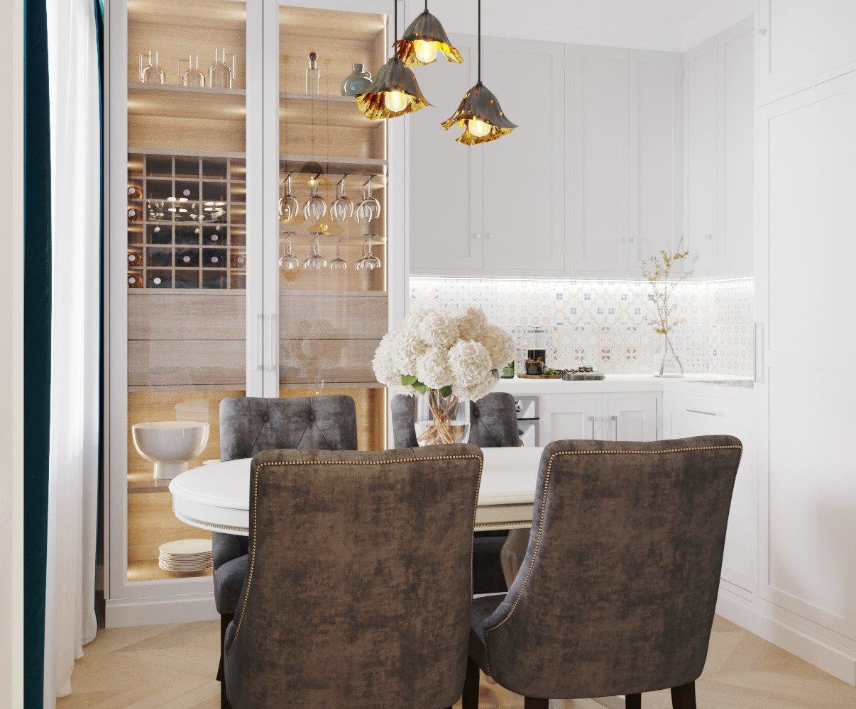 Фото из портфолио Дизайн-проект однушки 40 кв. метров в ЖК «Лукино-Варино» – фотографии дизайна интерьеров на INMYROOM Фото из портфолио Дизайн-проект однушки 40 кв. метров в ЖК «Лукино-Варино» – фотографии дизайна интерьеров на INMYROOM