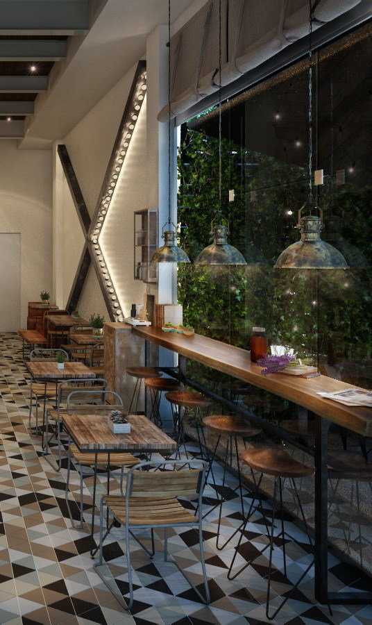 Фото из портфолио Leto brew bar – фотографии дизайна интерьеров на INMYROOM