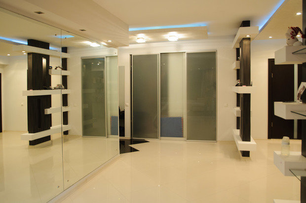 Фото из портфолио Дизайн-проект трехкомнатной квартиры в высотном доме на ходынском бульваре – фотографии дизайна интерьеров на INMYROOM