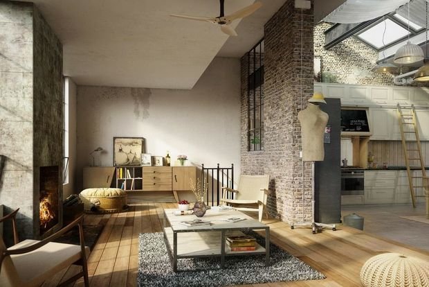 Фото из портфолио Стиль Loft – фотографии дизайна интерьеров на INMYROOM