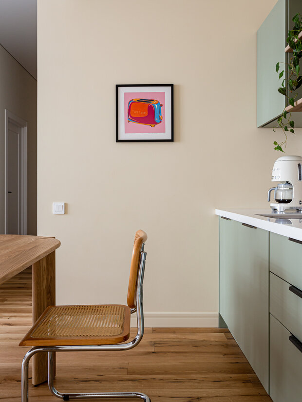 Фотография: Кухня и столовая в стиле Современный, Джапанди, Квартира, Проект дня, Екатеринбург, 2 комнаты, 60-90 метров, Анастасия Заркуа – фото на INMYROOM