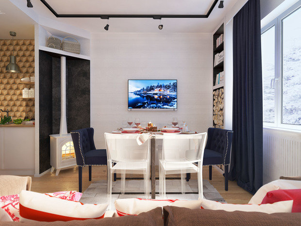 Фото из портфолио Трехкомнатная квартира для семьи из четырех человек – фотографии дизайна интерьеров на INMYROOM