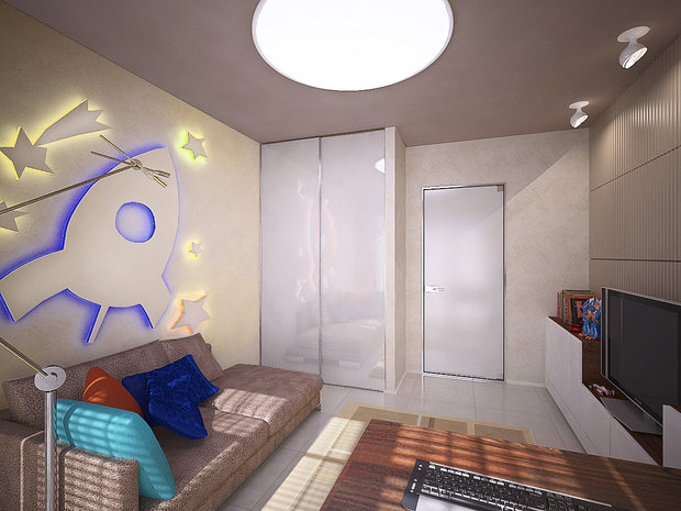 Фото из портфолио Дизайн апартаментов в стиле лофт – фотографии дизайна интерьеров на INMYROOM