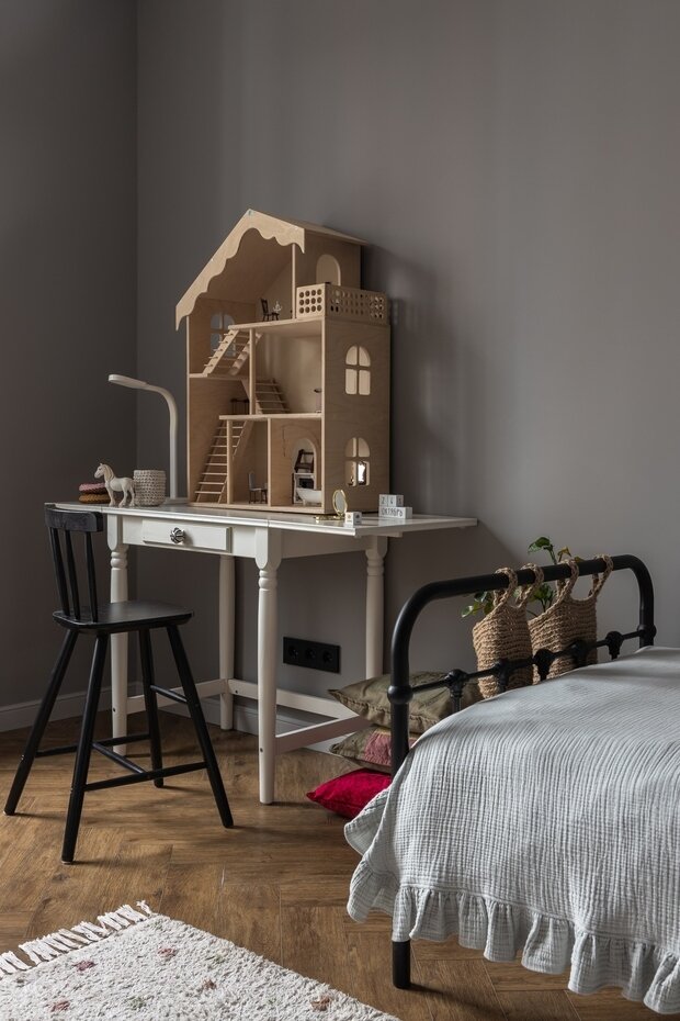 Фотография: Детская в стиле Прованс и Кантри, Скандинавский, Современный, Эклектика, Винтажный, Квартира, Проект недели, Монолитный дом, 3 комнаты, 60-90 метров, Уфа, Надежда Токарева – фото на INMYROOM