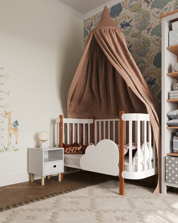 Фотография: Детская в стиле Скандинавский, Современный, Квартира, Проект дня, Санкт-Петербург, 3 комнаты, 60-90 метров, современный с элементами классики и французского стиля, Гера Остин, Анна Лаковская – фото на INMYROOM