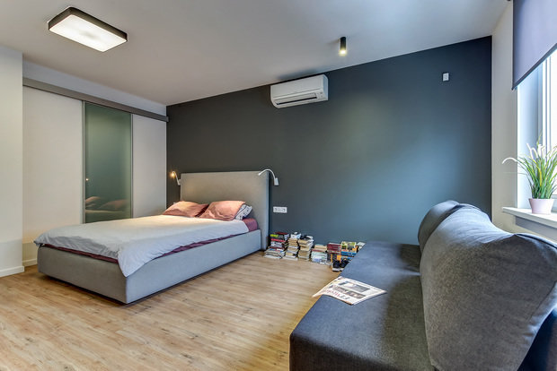 Фото из портфолио Ремонт 1 комнатной квартиры для брутального мужчины – фотографии дизайна интерьеров на INMYROOM