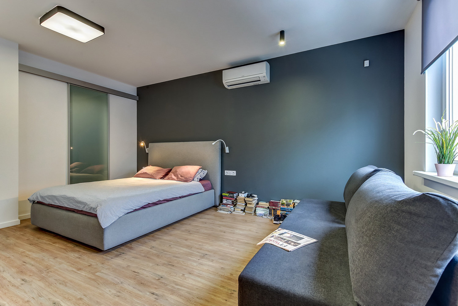 Фото из портфолио Ремонт 1 комнатной квартиры для брутального мужчины – фотографии дизайна интерьеров на INMYROOM Фото из портфолио Ремонт 1 комнатной квартиры для брутального мужчины – фотографии дизайна интерьеров на INMYROOM