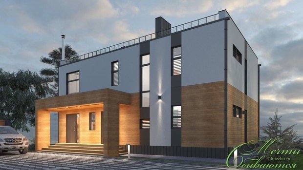 Фото из портфолио Три варианта каркасных домов – фотографии дизайна интерьеров на INMYROOM