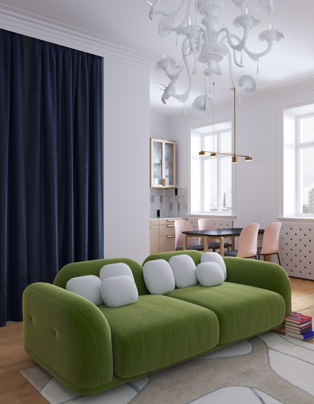 Фото из портфолио Квартира на Каменноостровском проспекте – фотографии дизайна интерьеров на INMYROOM