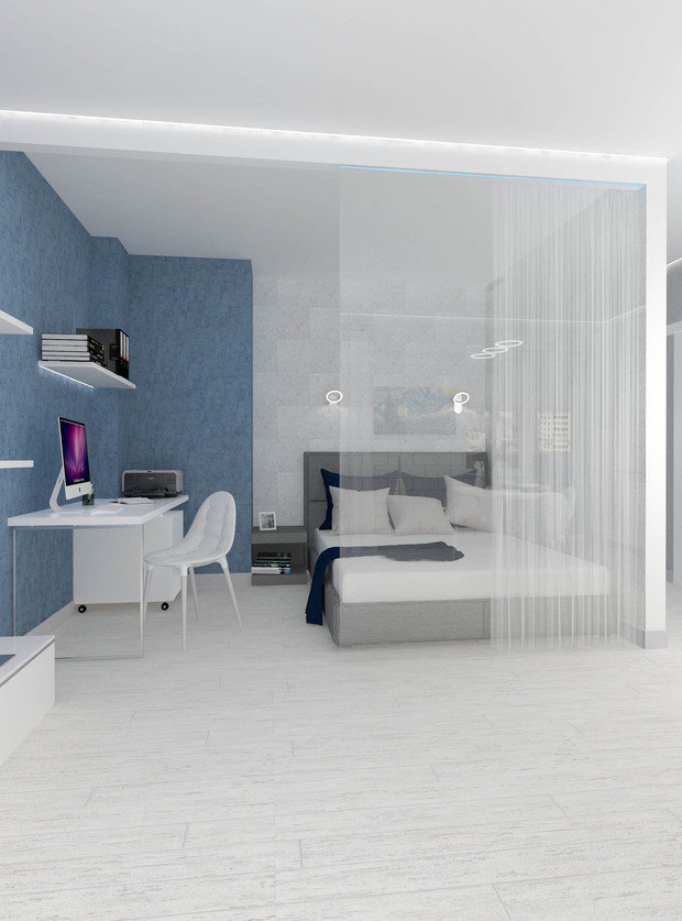 Фотография: Спальня в стиле Минимализм – фото на INMYROOM