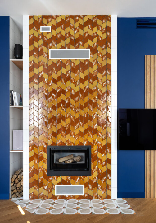 Фотография: Гостиная в стиле Современный, Эклектика, Квартира, Проект дня, Москва, 3 комнаты, Более 90 метров, Анна Малютина, ЖК «Одинград» – фото на INMYROOM