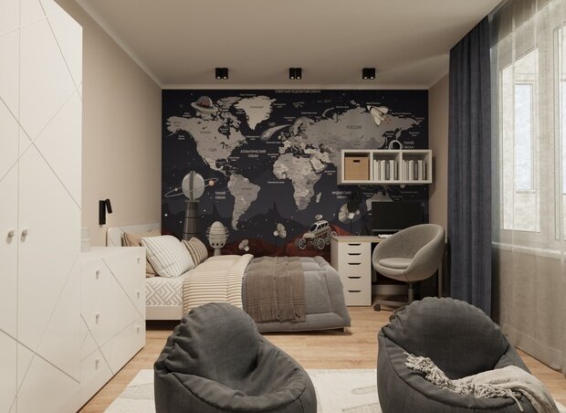 Фото из портфолио ЖК Цветы Прикамья (2023 год) – фотографии дизайна интерьеров на INMYROOM