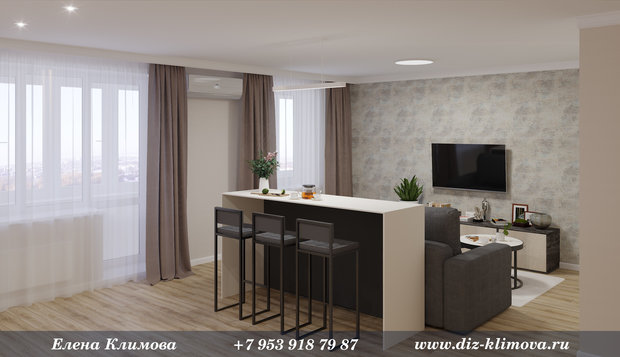 Фото из портфолио Береговая 21 – фотографии дизайна интерьеров на INMYROOM