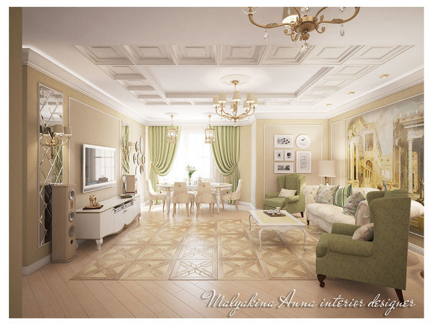 Фото из портфолио Элегантная роскошь  – фотографии дизайна интерьеров на INMYROOM