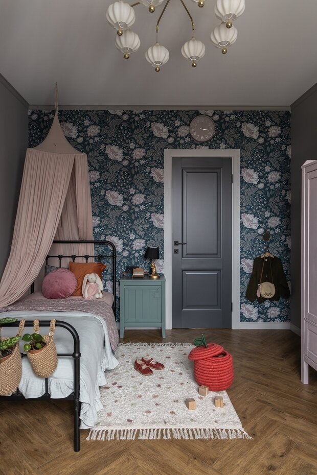 Фотография: Детская в стиле Прованс и Кантри, Скандинавский, Эклектика, Винтажный, Квартира, Проект недели, Монолитный дом, 3 комнаты, 60-90 метров, Уфа, Надежда Токарева – фото на INMYROOM