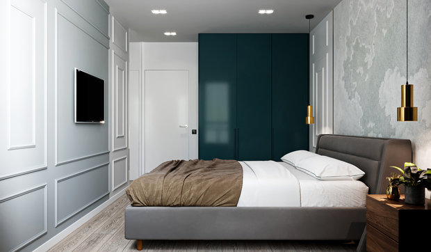 Фото из портфолио Спальня 13 м² – фотографии дизайна интерьеров на INMYROOM