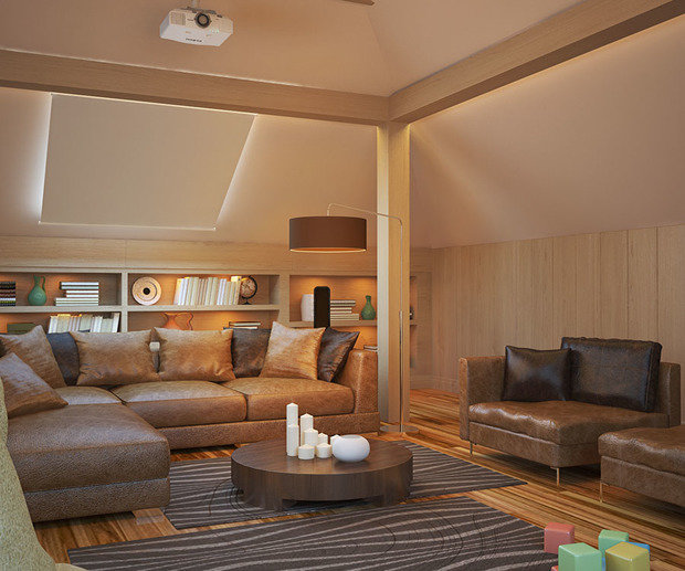 Фото из портфолио Интерьер загородного дома2 – фотографии дизайна интерьеров на INMYROOM