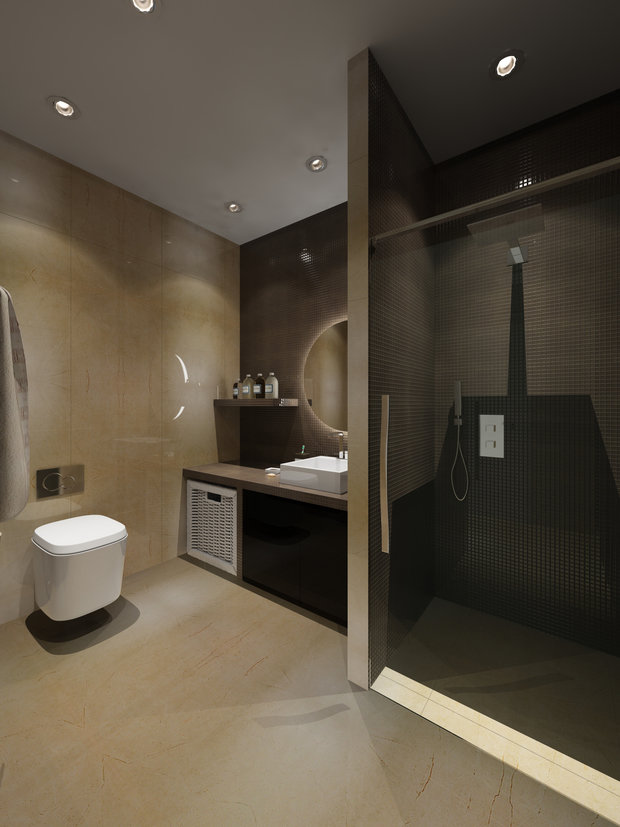 Фотография: Ванная в стиле Хай-тек – фото на INMYROOM