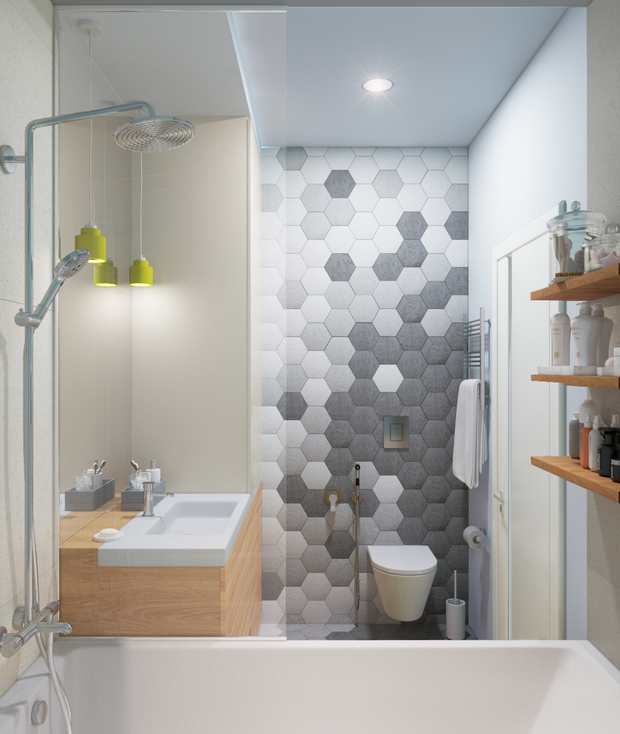 Фото из портфолио Воздушный контраст – фотографии дизайна интерьеров на INMYROOM