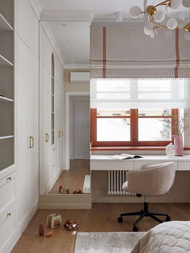 Фотография: Детская в стиле Современный, Дом, Проект дня, Дом и дача, Казань, Кирпичный дом, 4 и больше, Более 90 метров, классический с современными элементами, Айгуль Калимуллина – фото на INMYROOM