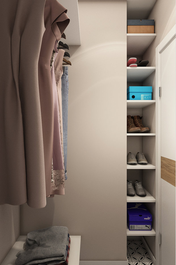 Фото из портфолио Квартира 65,1 м2 (2021) – фотографии дизайна интерьеров на INMYROOM