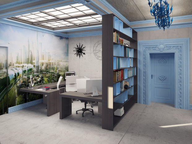 Фото из портфолио Объект №24(офис) – фотографии дизайна интерьеров на INMYROOM