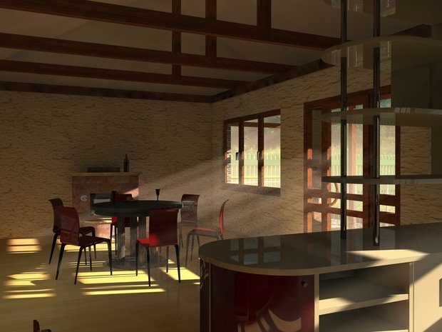 Фото из портфолио Загородный домик – фотографии дизайна интерьеров на INMYROOM