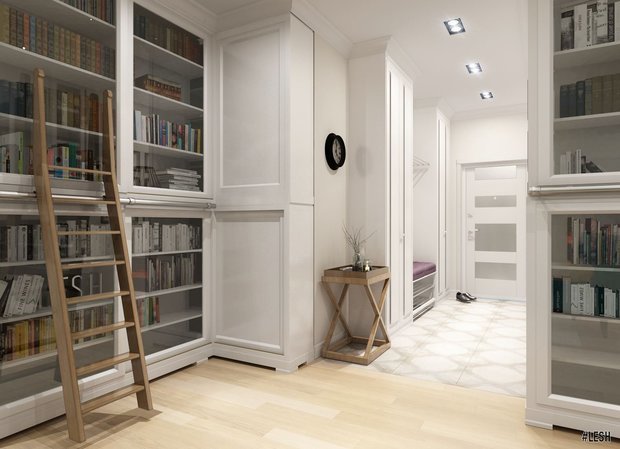 Фото из портфолио Дизайн трехкомнатной квартиры, легкая эклектика | Beringa 110m – фотографии дизайна интерьеров на INMYROOM