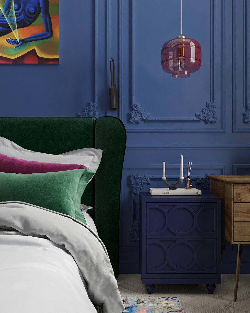 Фотография: Спальня в стиле Эклектика, Квартира, Проект недели, Москва, 2 комнаты, 40-60 метров, Анастасия Григорьева – фото на INMYROOM Фотография: Спальня в стиле Эклектика, Квартира, Проект недели, Москва, 2 комнаты, 40-60 метров, Анастасия Григорьева – фото на INMYROOM