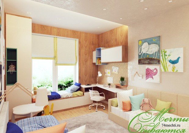 Фото из портфолио Игровая комната без излишеств – фотографии дизайна интерьеров на INMYROOM