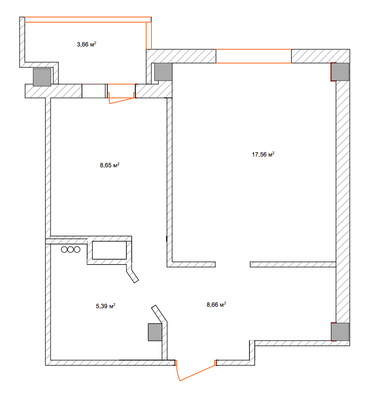 Обмерный план