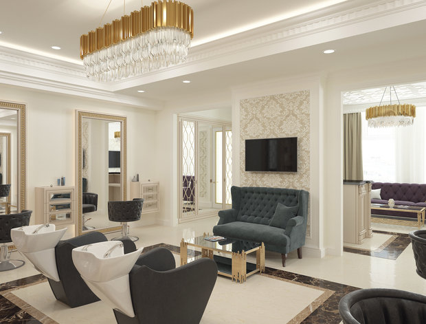Фото из портфолио Салон красоты, г.Москва – фотографии дизайна интерьеров на INMYROOM