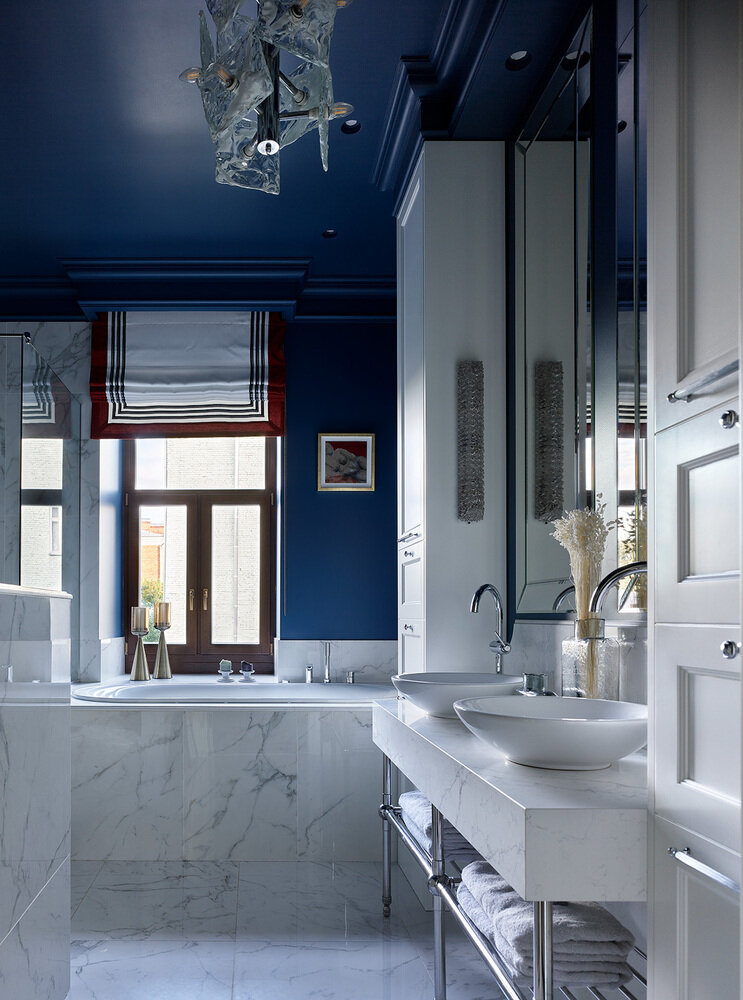 Фотография: Ванная в стиле Классический, Эклектика, Квартира, Проект недели, Москва, Кирпичный дом, 4 и больше, Более 90 метров, Алиса Шабельникова, #эксклюзивныепроекты – фото на INMYROOM Фотография: Ванная в стиле Классический, Эклектика, Квартира, Проект недели, Москва, Кирпичный дом, 4 и больше, Более 90 метров, Алиса Шабельникова, #эксклюзивныепроекты – фото на INMYROOM