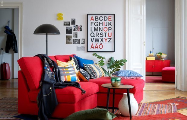 Фотография: Гостиная в стиле Эклектика, DIY, ИКЕА – фото на INMYROOM