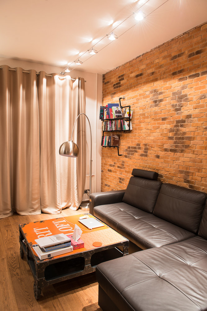Фотография: Гостиная в стиле Лофт, Квартира, Дома и квартиры, Киев – фото на INMYROOM