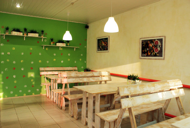 Фото из портфолио Кафе "Lime" – фотографии дизайна интерьеров на INMYROOM