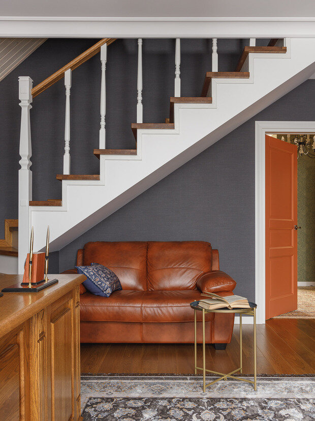 Фотография: Кабинет в стиле Классический, Эклектика, Дом, Проект дня, Дом и дача, Татарстан, Кирпичный дом, 4 и больше, Более 90 метров, современный с элементами классики и роскоши, Зарина Гайворонская – фото на INMYROOM