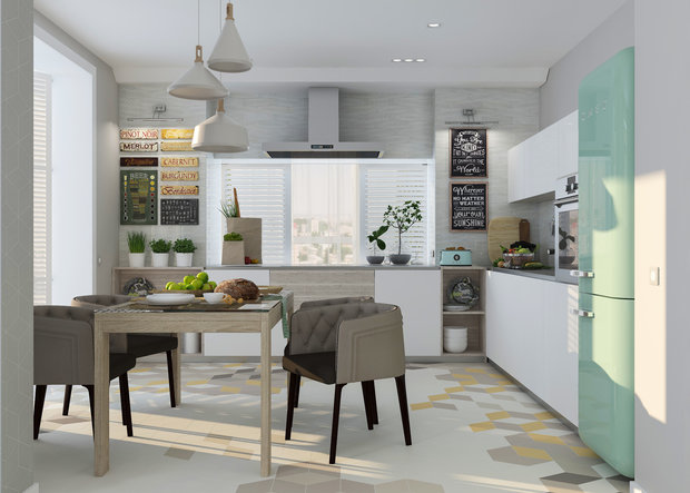 Фото из портфолио Кухня "Geometric" – фотографии дизайна интерьеров на INMYROOM