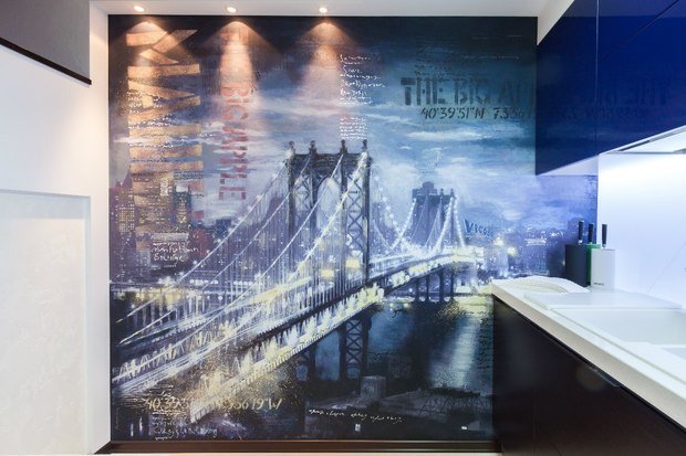 Фото из портфолио Квартира для холостяка.  – фотографии дизайна интерьеров на INMYROOM