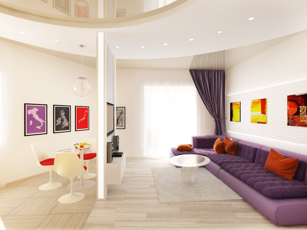 Фото из портфолио Яркая квартира в Подмосковье – фотографии дизайна интерьеров на INMYROOM Фото из портфолио Яркая квартира в Подмосковье – фотографии дизайна интерьеров на INMYROOM