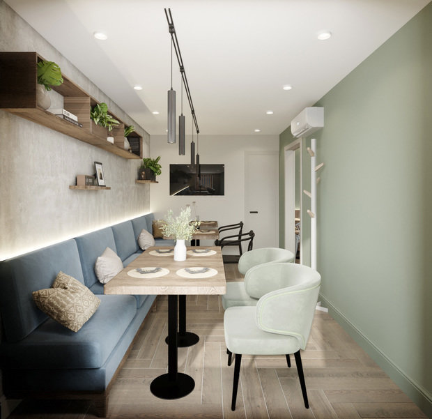 Фото из портфолио Дизайн кафе в Уфе – фотографии дизайна интерьеров на INMYROOM